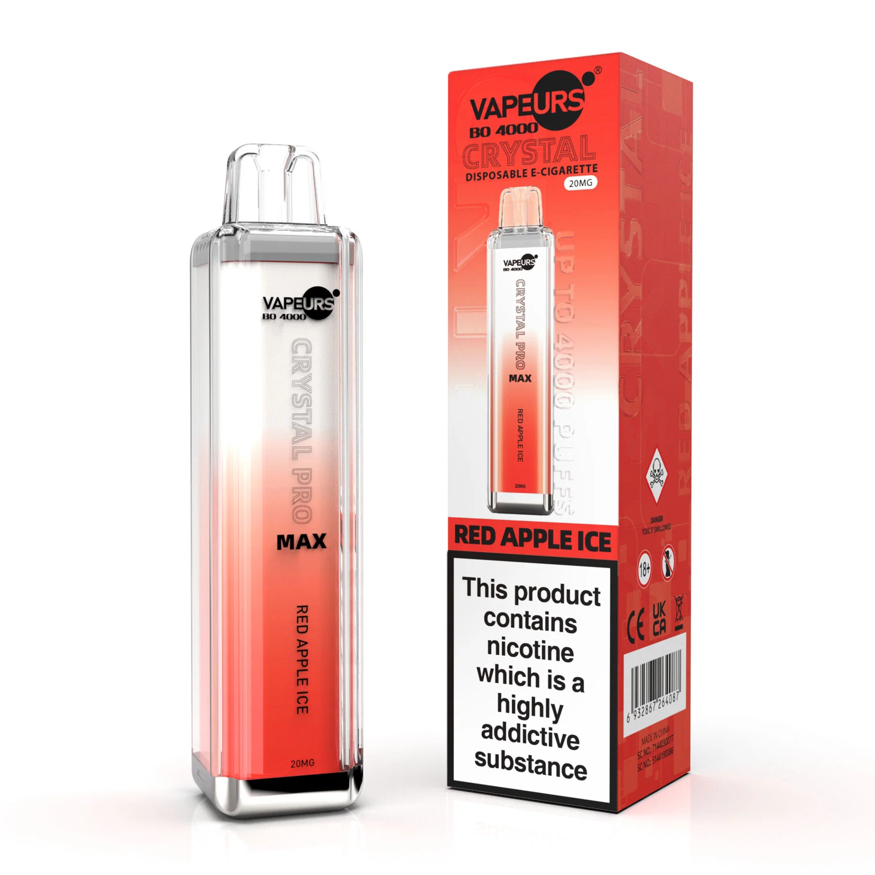 China Großhandel Crystal-pro-max 4000 Puffs Bar 10ml Mini Elektronische Zigarette Pod i Pen Kit Puff E Hookah Pen