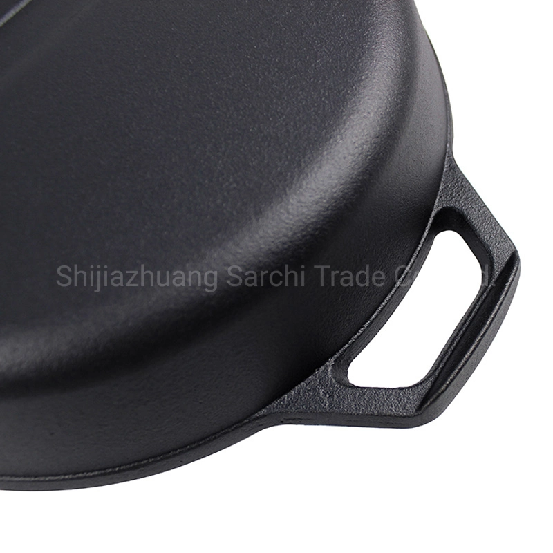 Pre-Seasoned Oven Safe Cookware Stovetop Barbecue Campfire Cooking Cast Iron Skillet Frying Pans