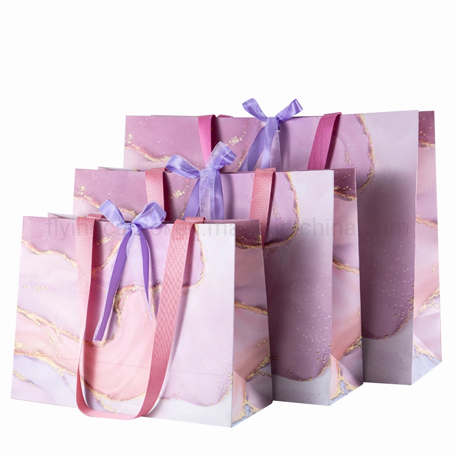 Custom Clothing Shopping Bags Gift Paper Bag Packaging Bag with Handle Luxury Bags for Wedding/Jewelry/Cosmetic