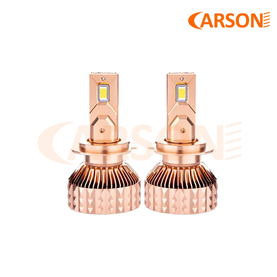 Carson M6s-H7 55W Dual Heat Pipe Cooling LED Headlight Bulb for Car Lighting