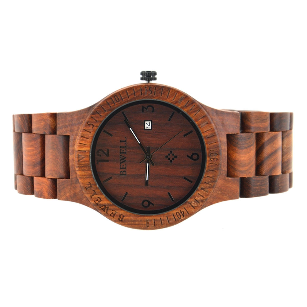 Free Add Custom Logo Wooden Wrist Watch for Promotion Gift