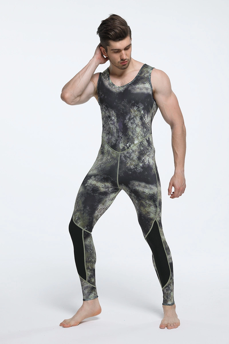 3mm de haut élastique en néoprène combinaison Cr Camouflage de vêtements pour hommes