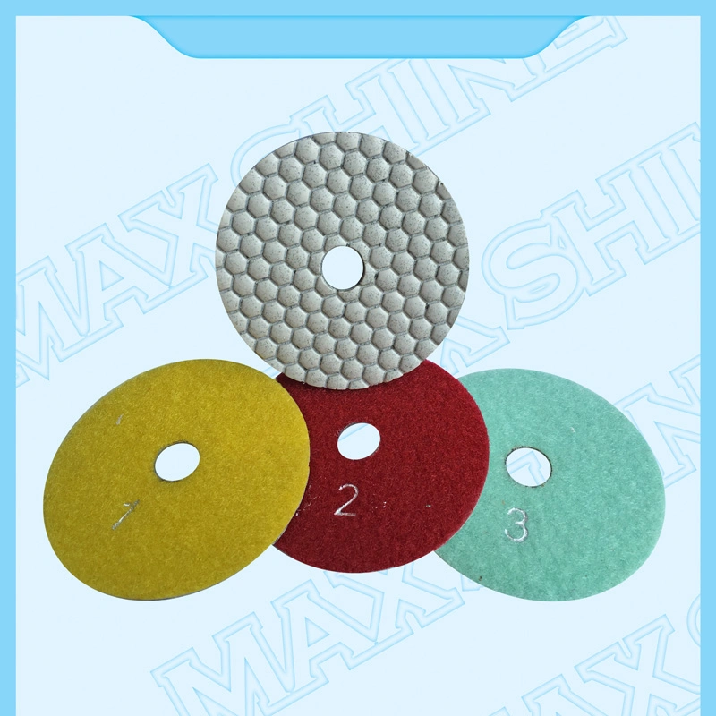 Top Quality 7 Steps Dry Polishing Pads for Stone Polishing Without Water