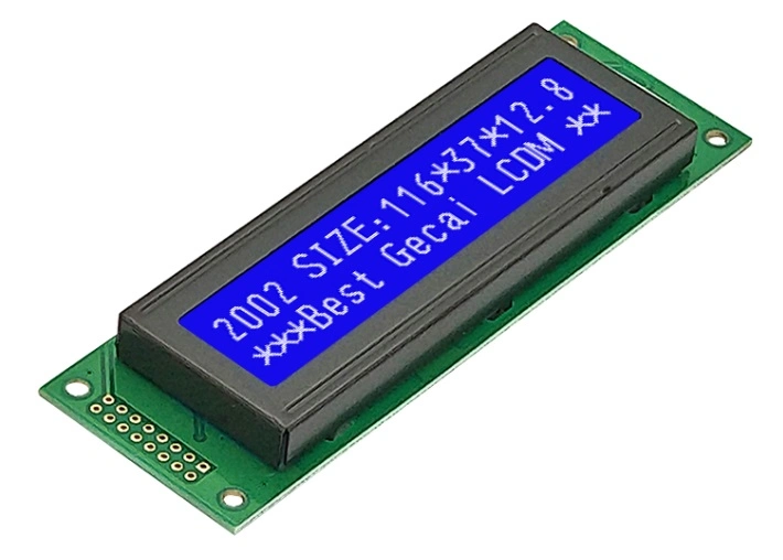 Módulo de visualización de caracteres LCD con 20X2 Pantalla Dot Matrix para uso industrial.
