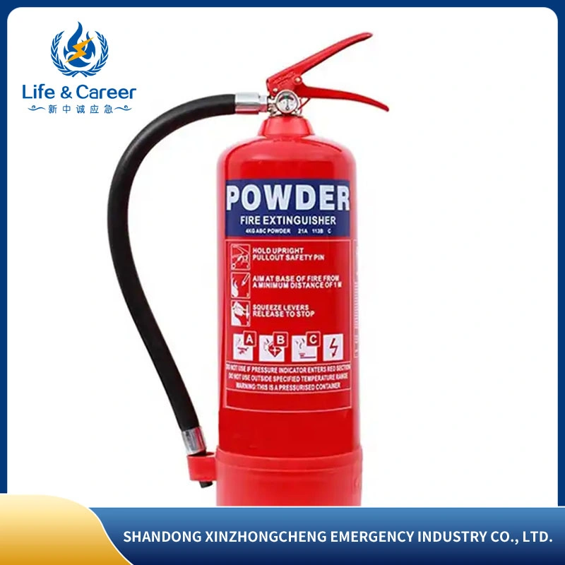 Portable Fire Fighting 4kg ABC Fire Extinguisher Fire Equipment