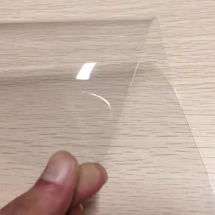 Plaque rigide en plastique transparent en PVC rigide transparent à transparence élevée pour Panneau