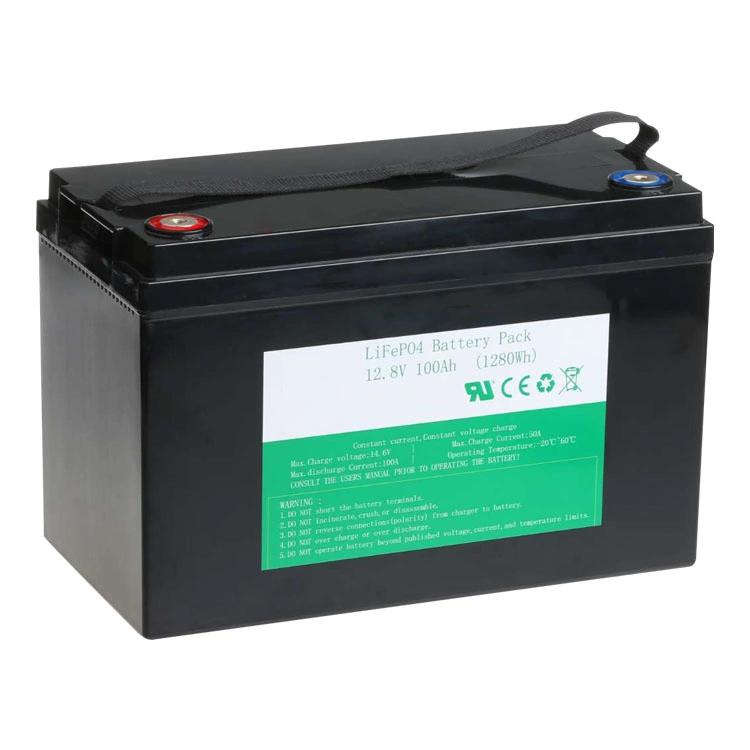 Deep Cycle 12V Solar Batteries LiFePO4 120ah Rechargeable Battery Pack