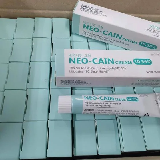 Korean Neo Cain Cream 30g J Cain Numbing Cream 10.56% 15.6% Tattoo Painless 25.8% Lidocaie Anesthetic Cream 500g SPA Tattoo Anesthetic Cream Skin