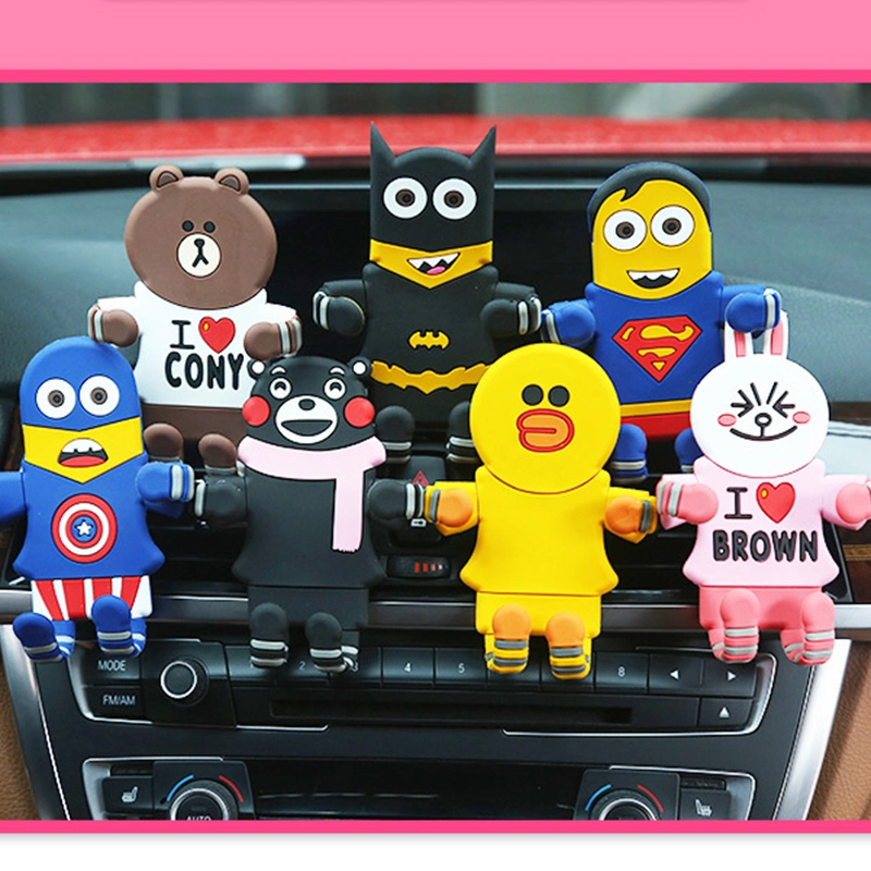 Lovely Cartoon Universal Car Phone Holder Magnetic Air Vent Mount Stand