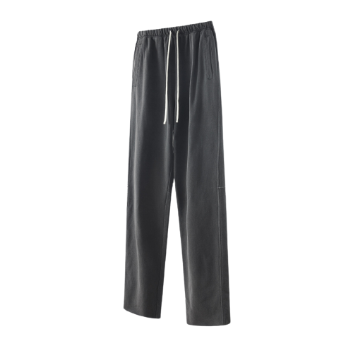 380g Washed Retro Jazz Trousers for Men and Women Hiphop Pants