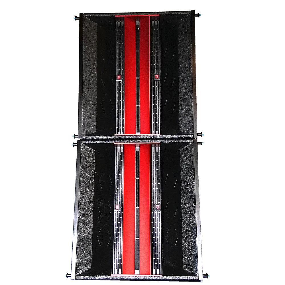 700W Passive Red Power Mini Line Array Speaker Dual 8 Inch 3 Way System