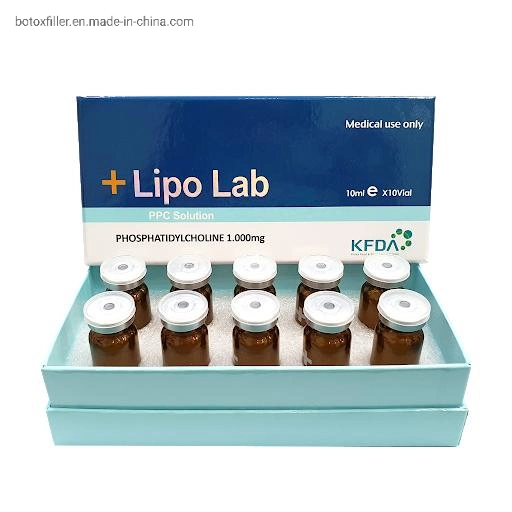 Solución lipolitica de suministro de fábrica Mesoterapia 10ml Lipo Lab PPC solución Para la pérdida de peso inyección de adelgazamiento