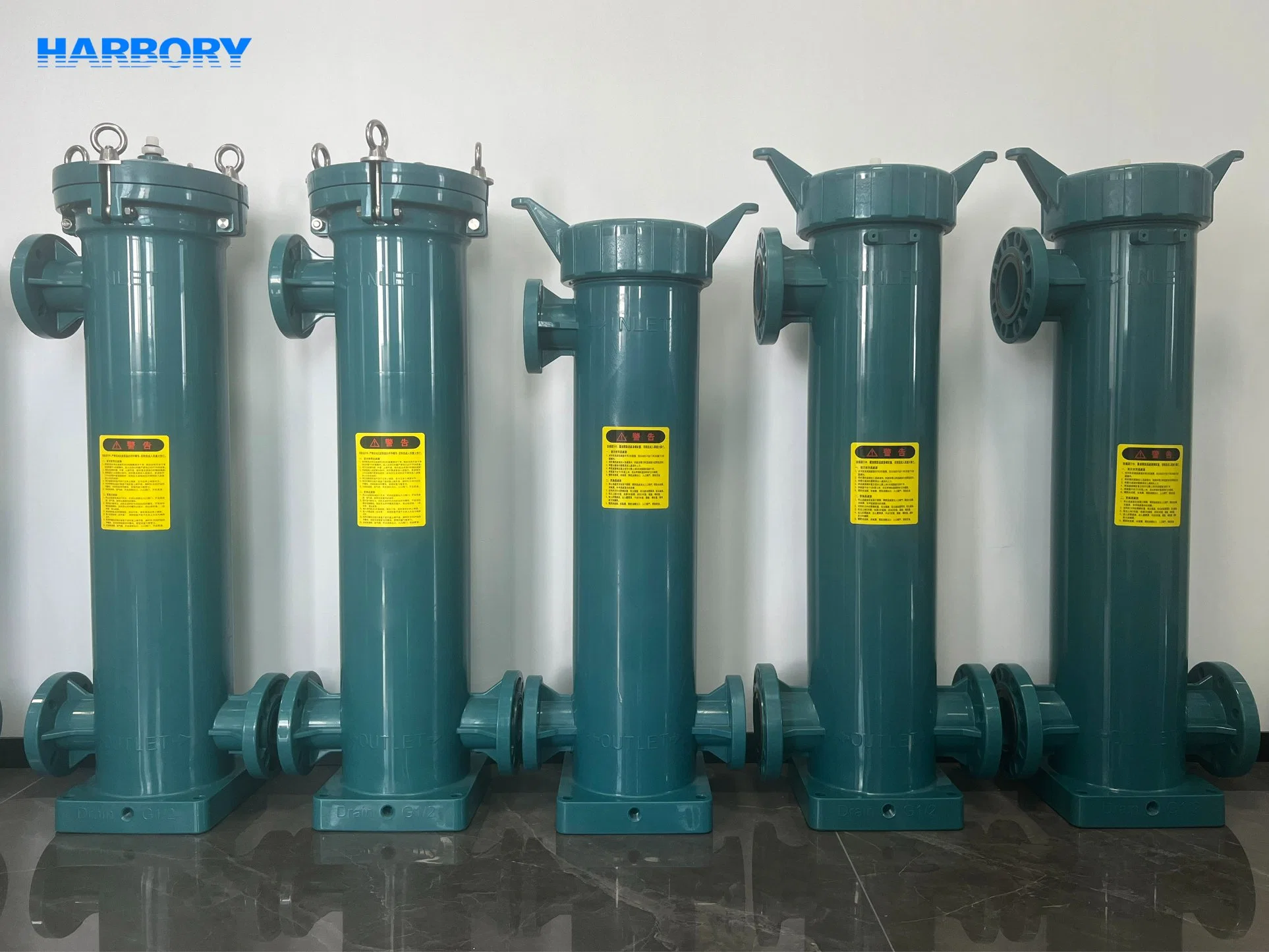 Professional High Flow Rate Plastic Bag Filter Housing Industrial PVC Bag Filter Housing for Desalination