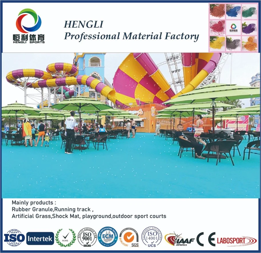 Hengli EPDM Rubber Flooring for PU Running Track System Sport Field