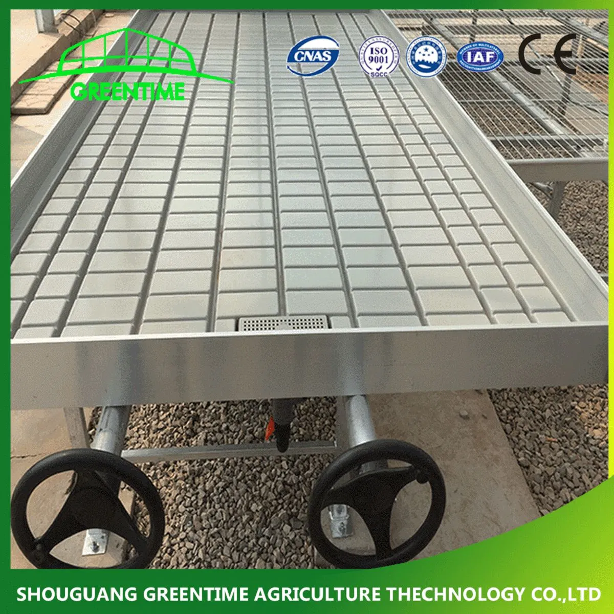 2021 Movable Multi Level Growing Rack System Vertical Rolling Benches with Tray for Medical Plants