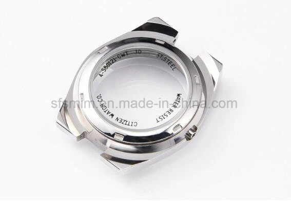 Round Stainless Steel Watch Case with Sapphire Case