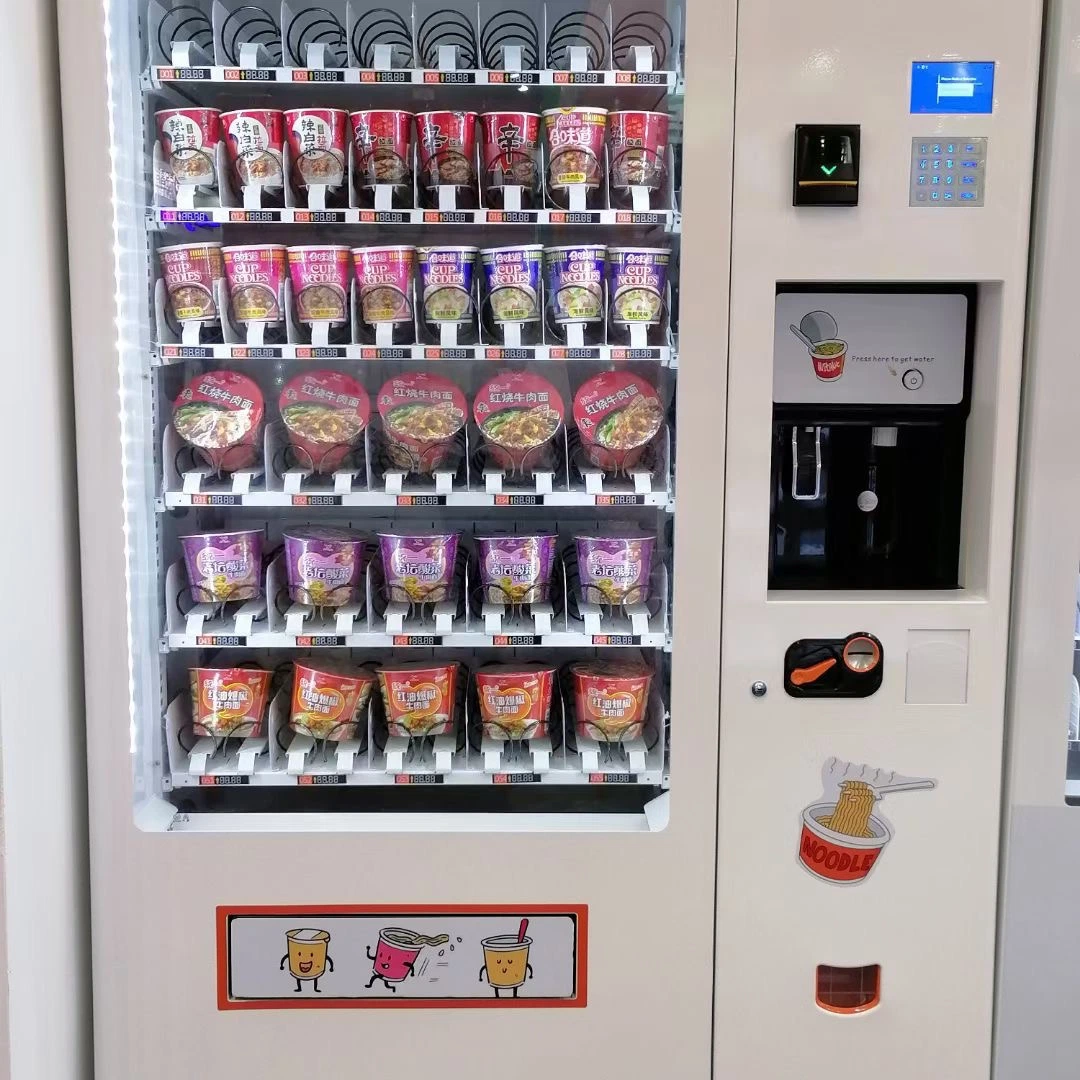 Cup Noodle Vending Machine with Hot Water Dispenser