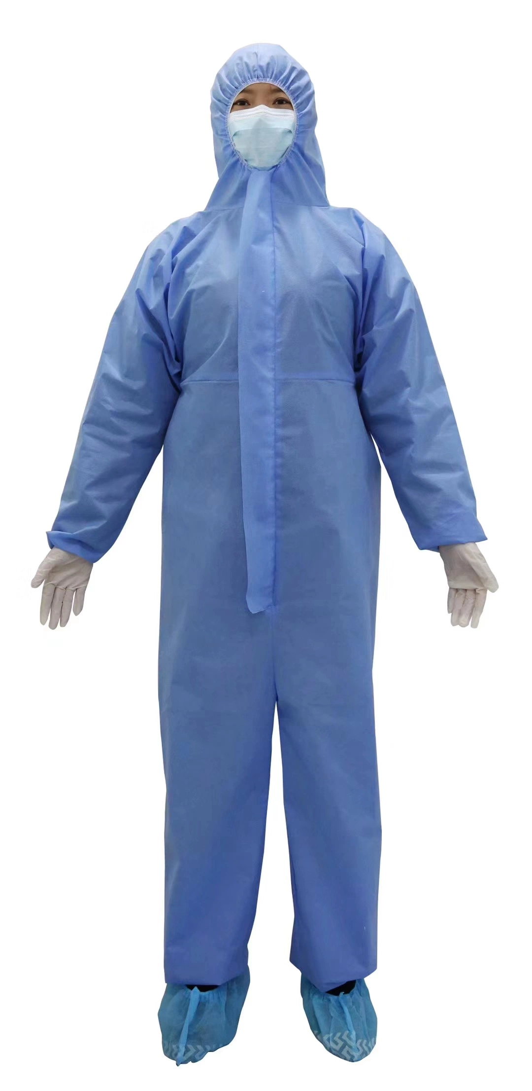 Disposable Protective Hospital Medical Coverall with SMS/ PP/ PE