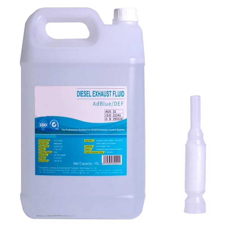 Solución de Urea 10L Fluido de escape Diesel Ad Blue Def escape del vehículo Tratamiento para coche