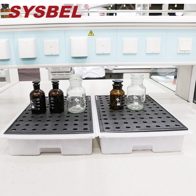 High quality/High cost performance  Lab Tabletop Spill Prevention Secondary Containment Tray Plastic Pallets