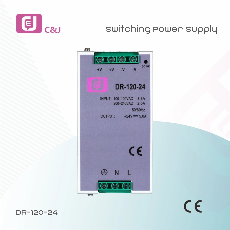 High Efficiency 480W 24V DIN Rail Single Output Switching Power Supply