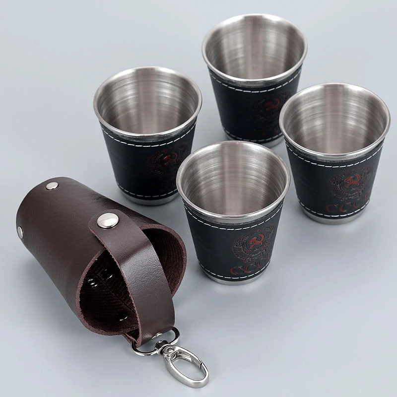 Bar Shot Cups Set Stainless Steel Drinking Tumble Cups with Customized Logo