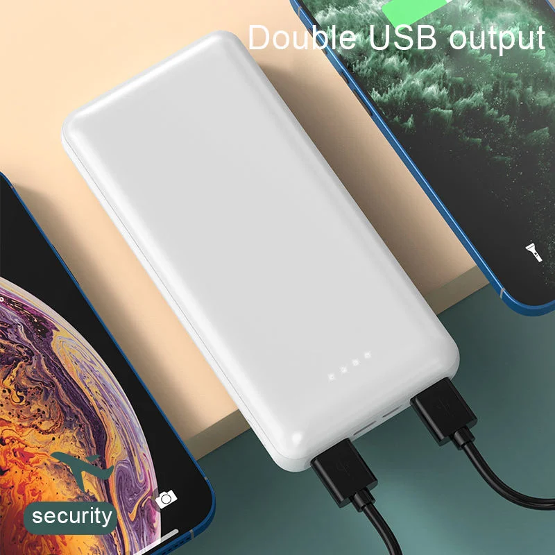 Werkseitig tragbarer Power Bank 10000mAh Zellenschutz ultradünn Low Price Original kleine schlanke Power Banks für Handy-Tablet