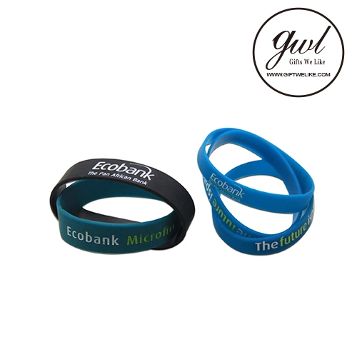 Promotional Silicon Wristband with Logo for Gift (KWR-001)