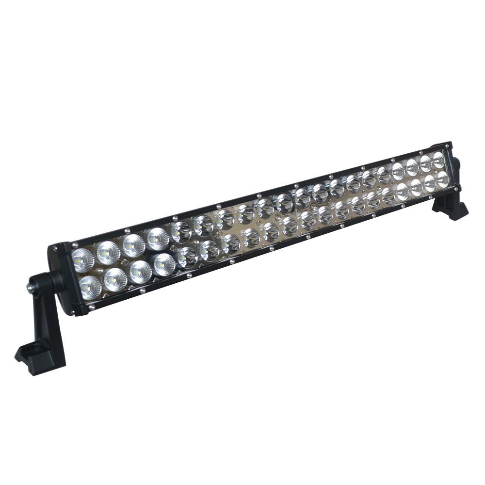 Barre lumineuse LED tout terrain IP67 étanche 21,5 pouce double rangée Projecteur de travail combiné faisceau de lumière élevée 120 W à LED Bus tracteur à barres