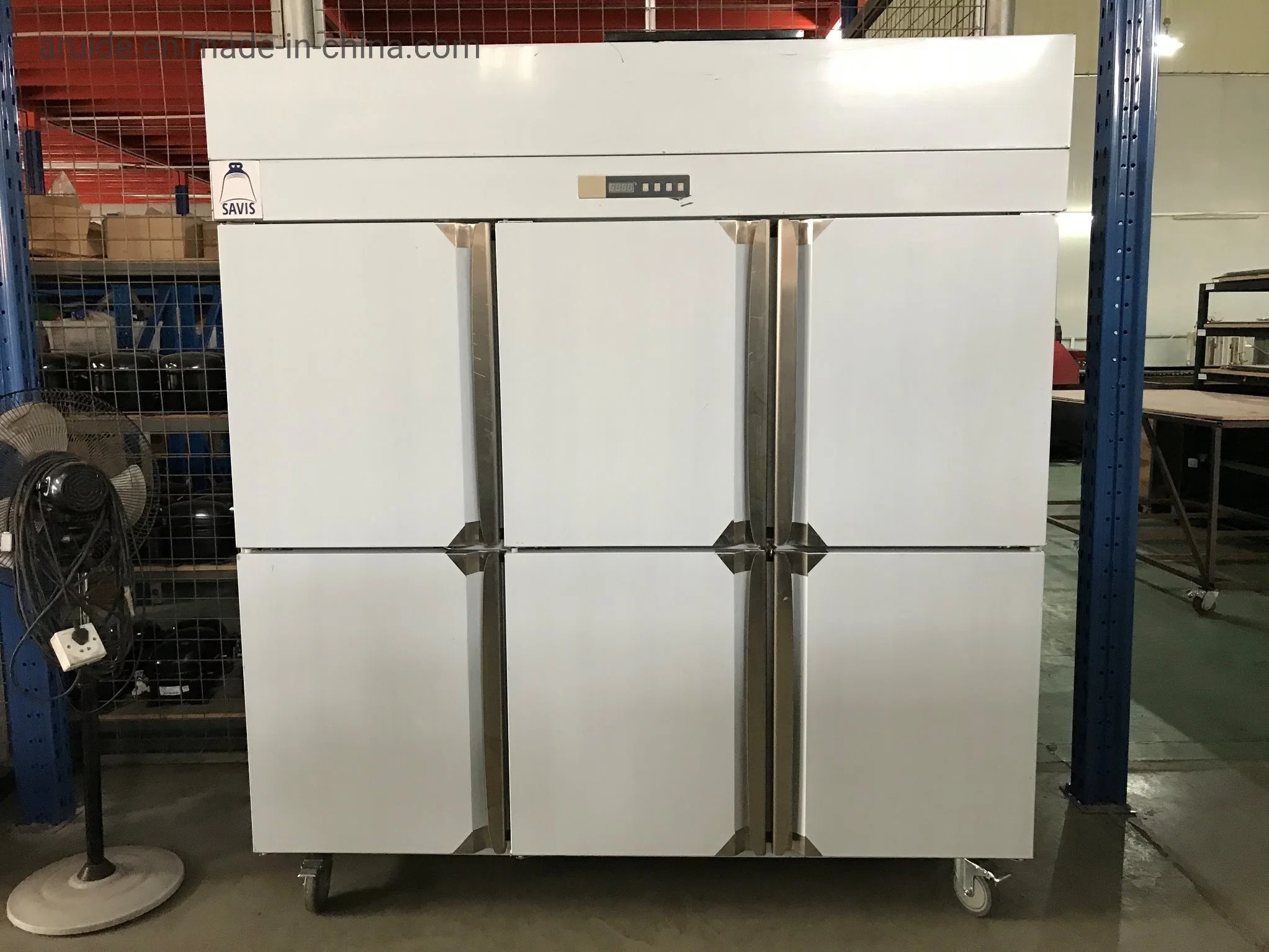 Auto- Defrost 6 Door Refrigerator Commercial with Ce (D1.6L6FB)