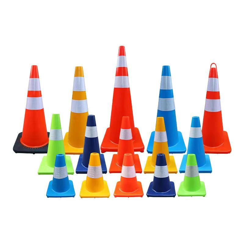 Customized Highly Visible Orange 70cm Road Safety Traffic Cone