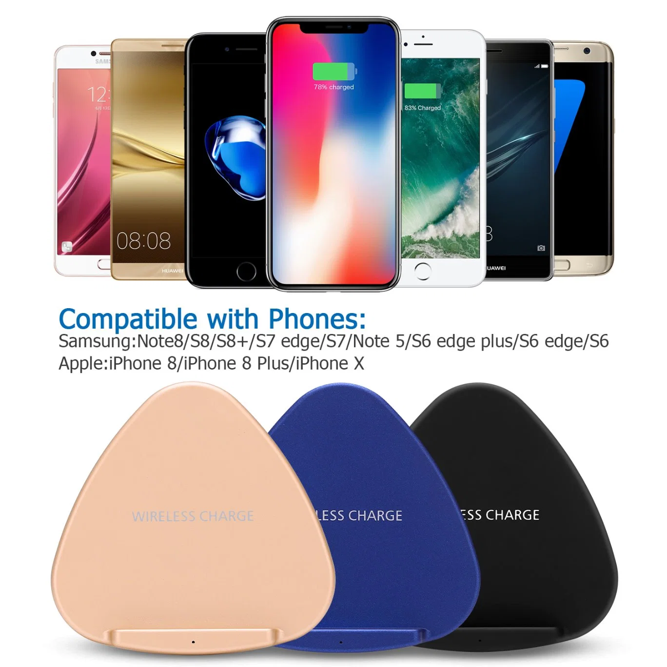 The Classical Wireless Charger for The Mobile Phone and iPad