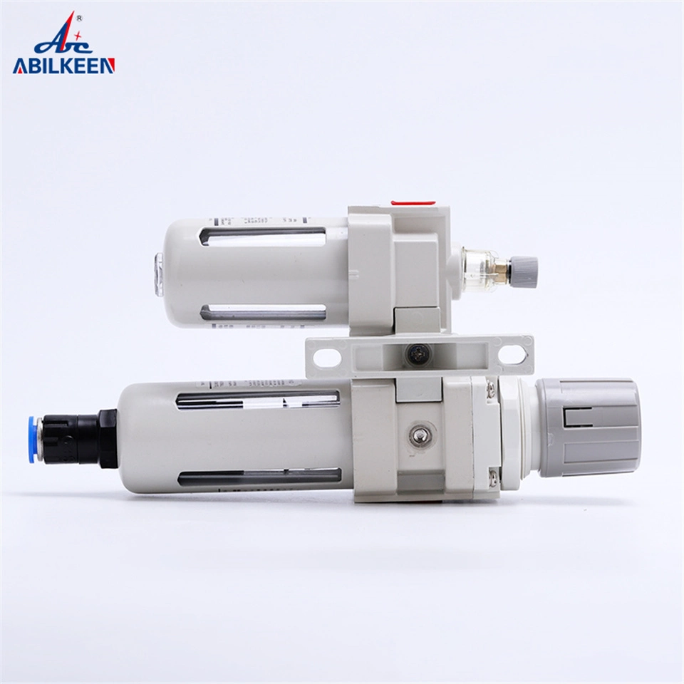 AC2010-01 AC2010-02 AC3010-02 Aluminum Frl Two Unit Auto Drain Pressure Adjustable Air Source Treatment Pneumatic