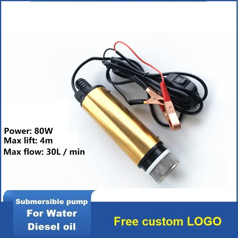 Submersible Pump Flower Watering DC Fuel Dispenser Electric 12V Low Flow Water