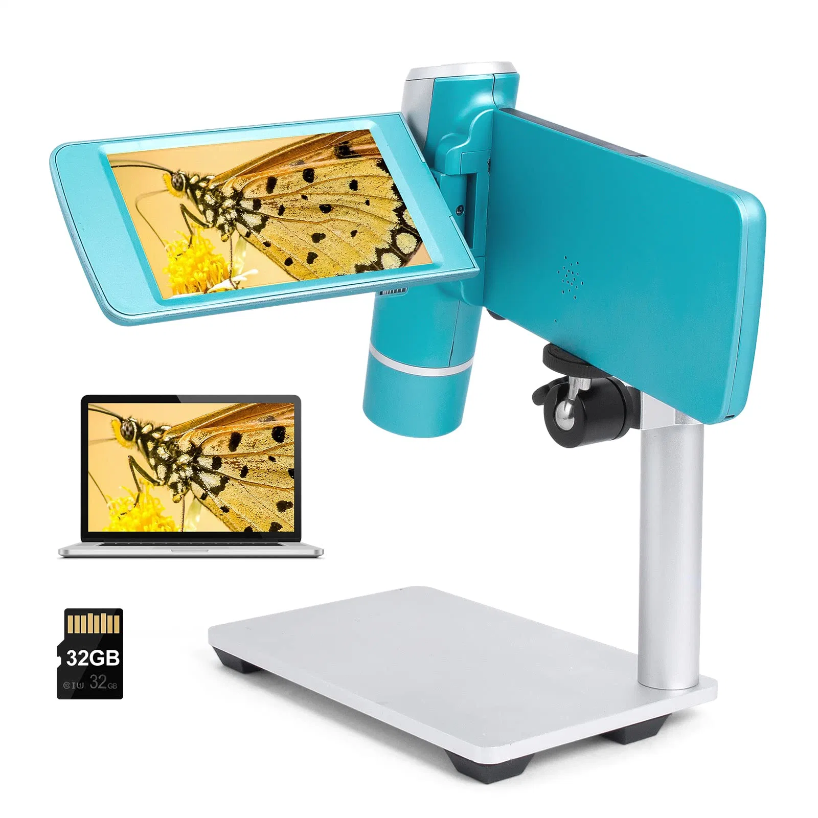 1080P USB Digital Microscope for Kids and Adults Observe Outdoor