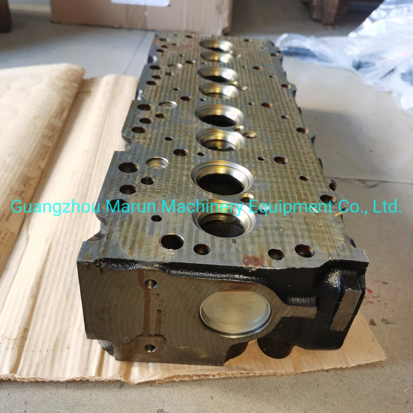 Original Excavator Parts Engine Parts 4jg1 for Sh75 Sy55 Sy75 Zx70 80nx Cylinder Head 8-97109642-1