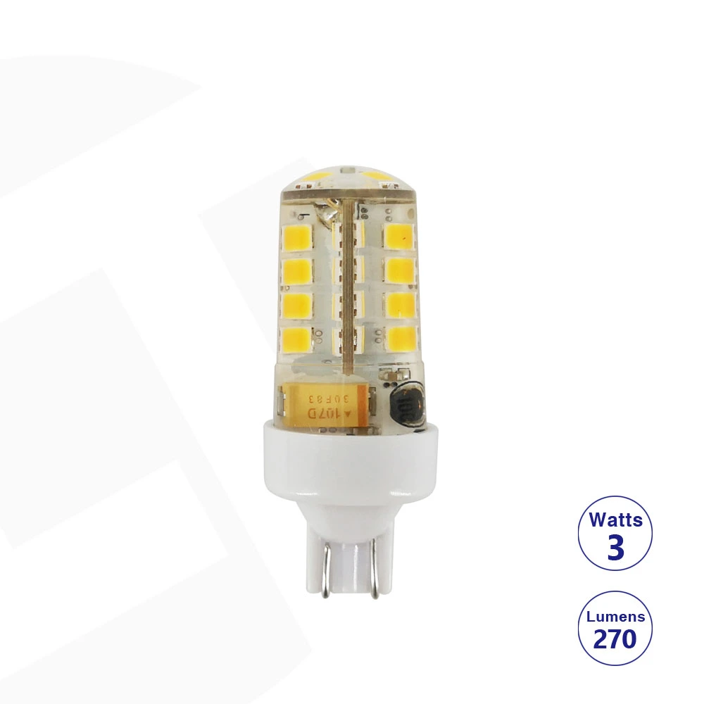 Lt104W2 3W 270lm cuña de silicona T10 ac/dc de baja tensión 12V Bombillas LED para exteriores paisaje Jardín camino Patio Iluminación de césped