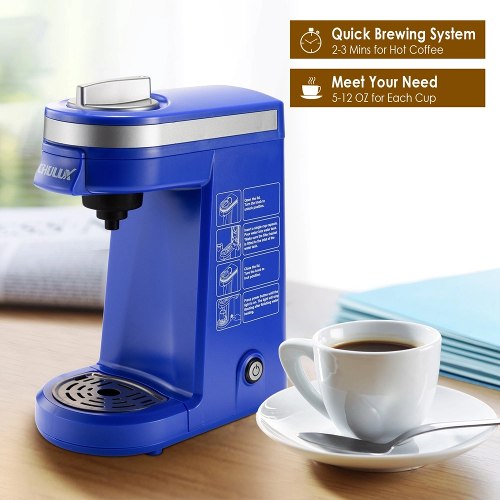 Qf-Cm801 Mini material profesional de la carcasa de plástico ABS PP té cerveza fría máquina de café cafetera de cápsulas