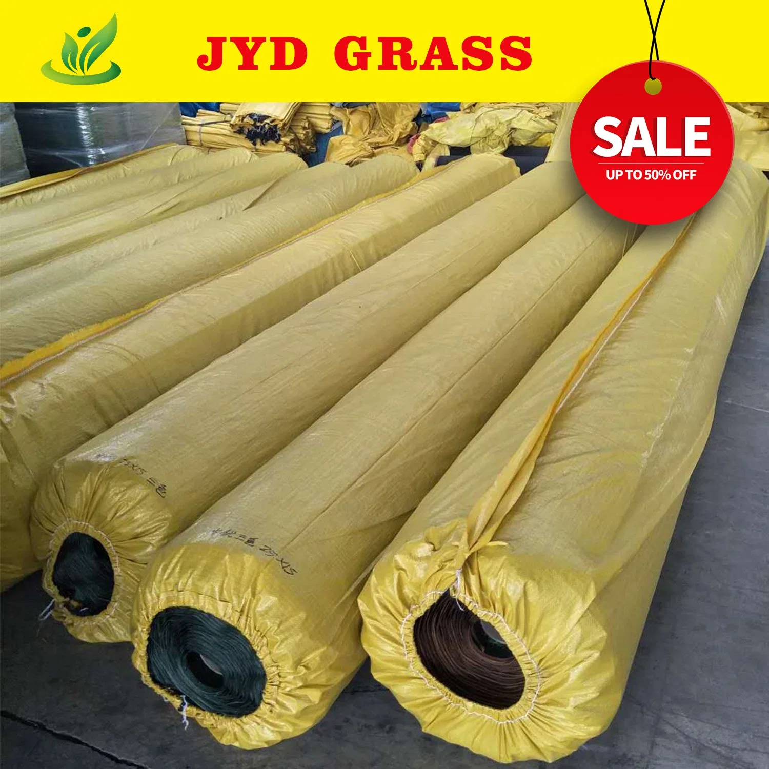 New Product 4-Tones Stem Shape Synthetic Grass for Garden Backyard