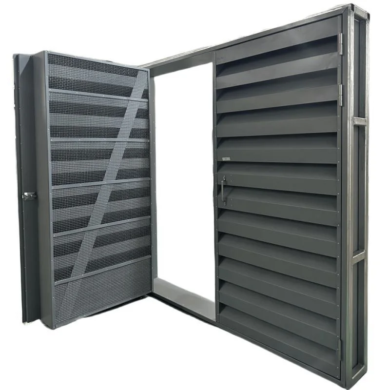 Cooling Tower Inlet Attenuators and Screens Single or Double Leaf Acoustic Door