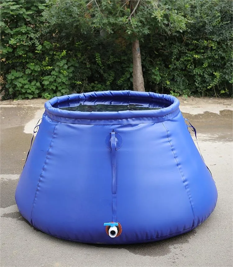 Réservoir de stockage d'eau d'oignon d'osmose en PVC souple.