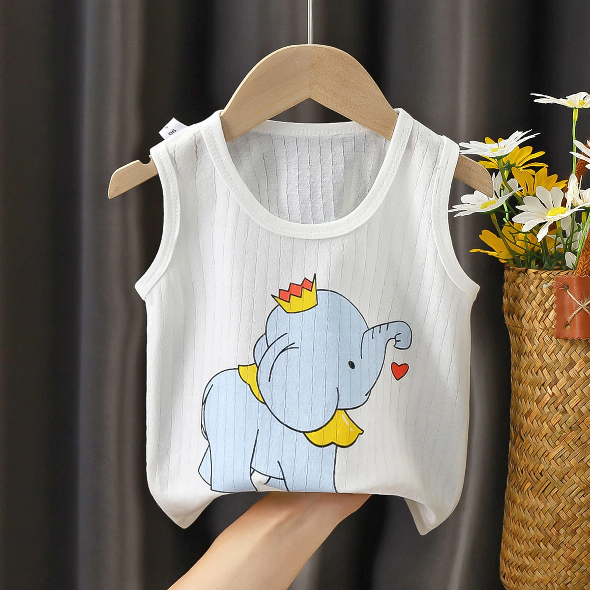 Children's Clothing Class a Pure Cotton Children's Sling Baby Inner Wear