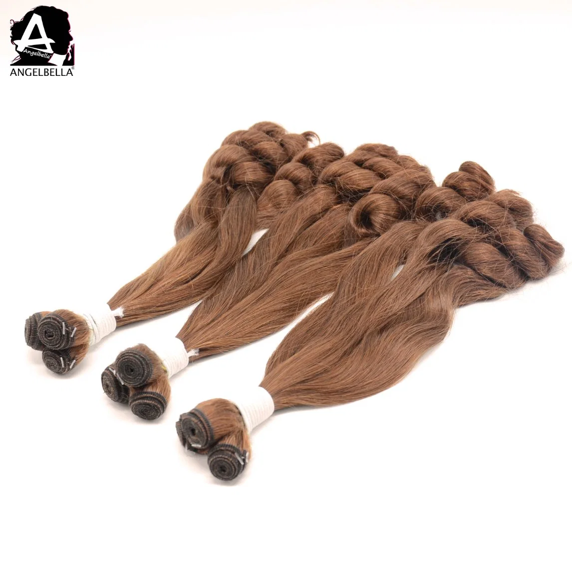 Angelbella Nouveau design Virgin Remy cheveux Bundles Loose Wave Funmi 33# tissage de cheveux