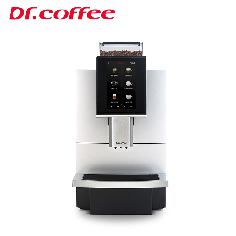 Máquina de café espresso Dr. Coffee F12 con depósito de agua de 8L, cafetera comercial