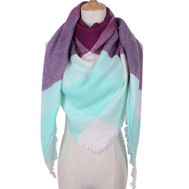 Winter Women Scarf Warm Cashmere Scarves Women Big Square Long Scarves