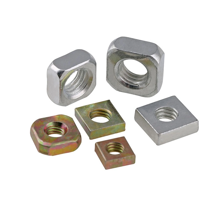 Brass Stainless Steel M3-M20 Flange Square Hexagon Knurl Lock Weld Nut