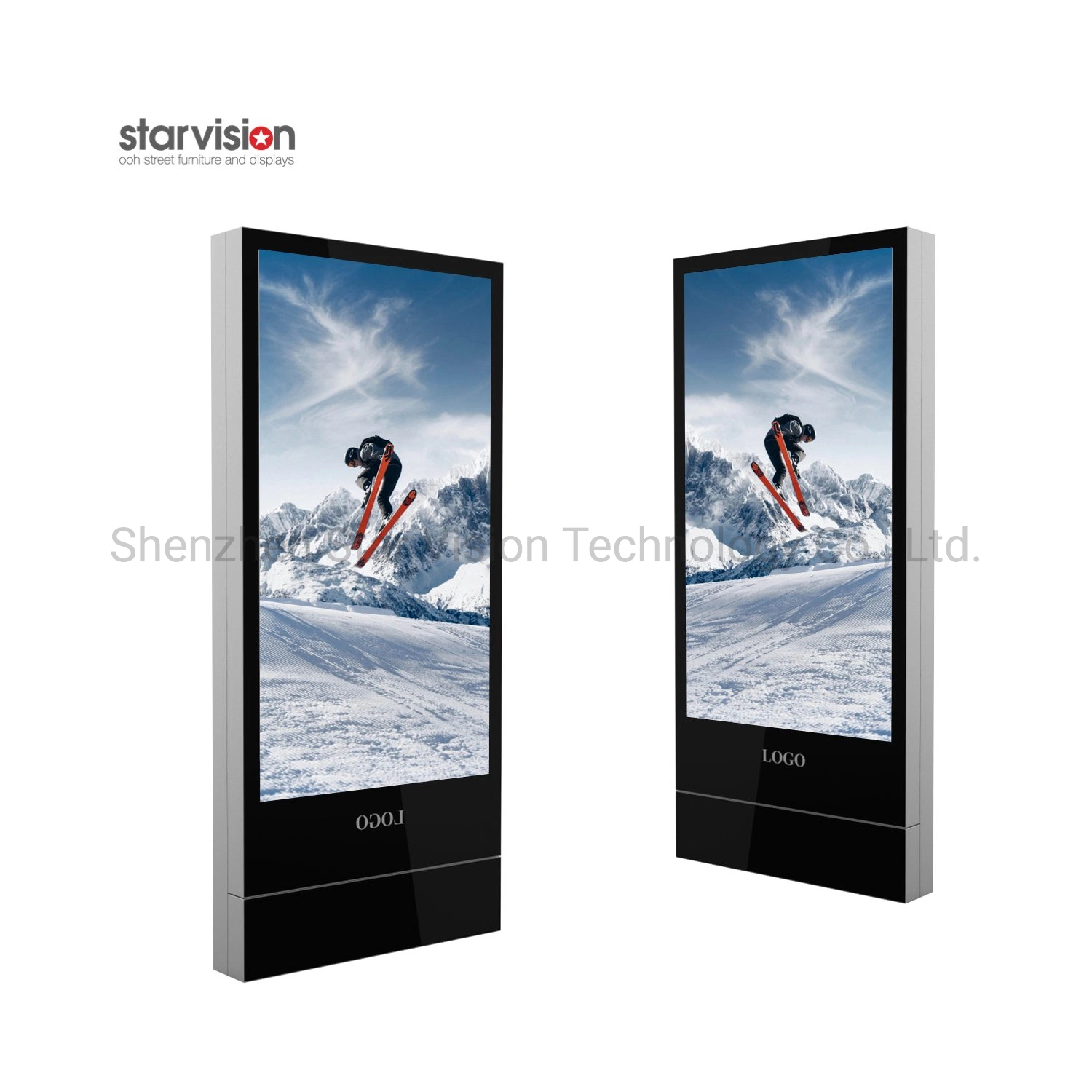 75 Inch Floor Standing Full HD1080p Indoor Ad LCD Displays Digital Signs