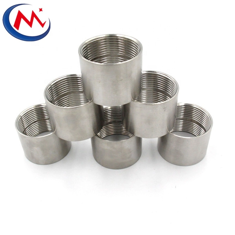 Hot Sell Stainless Steel 304 316 Pipe Nipple Thread NPT Bsp Coupling for Water Oil Gas