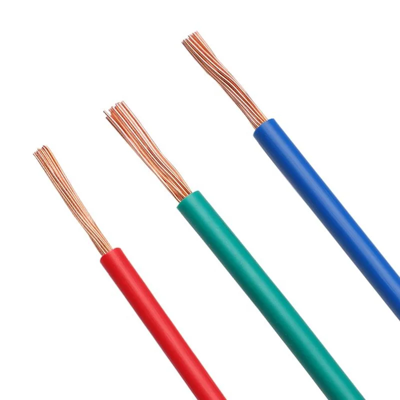 H05V-K H07V-K Flexible PVC Insulated 1.5mm 2.5mm Electric Cables for House Wiring