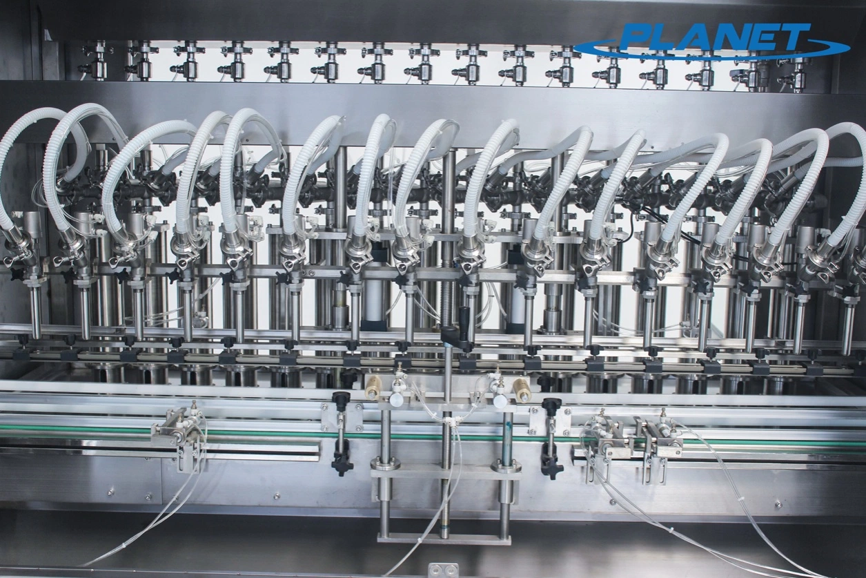 Automatic Glass Jar Oil Filling Packing Machine Equipment Production Line